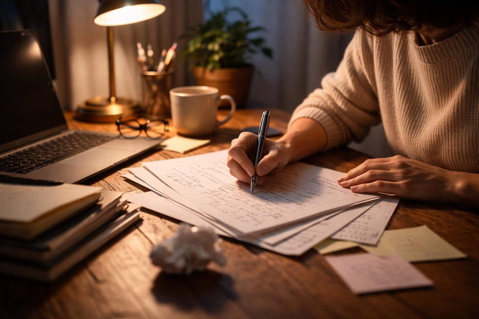 Writing honestly to clear thoughts during a mental rut