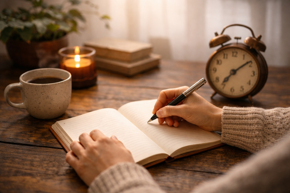 how to get out of a rut by journaling and creating small shifts